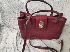 Ledertasche Made In Italy,rot
