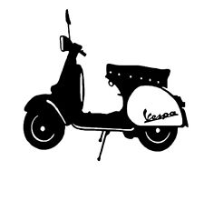 vespa piaggio Roller mods Italian Wandtattoo Wallpaper Wand Schmuck 63 x 58 cm