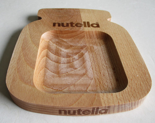 Nutella zahlteller aus - nutella,