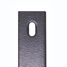 Flacheisen Abdeckschiene Zaunpfosten Doppelstabmatten