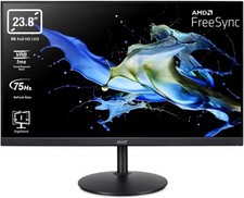 Acer CBA242YA Monitor 24 Zoll 60 cm Bildschirm Full HD 75Hz 1ms HDMI 1.4 schwar