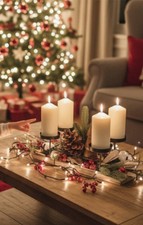 AdventsGesteck Mit Vier Kerzen