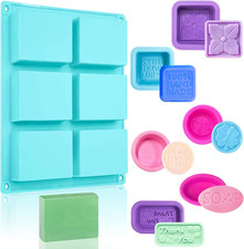 Seifenformen Silikon 7Stk