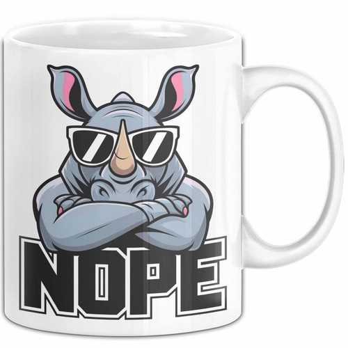 Nashorn tasse geschenk - tasse, lustige