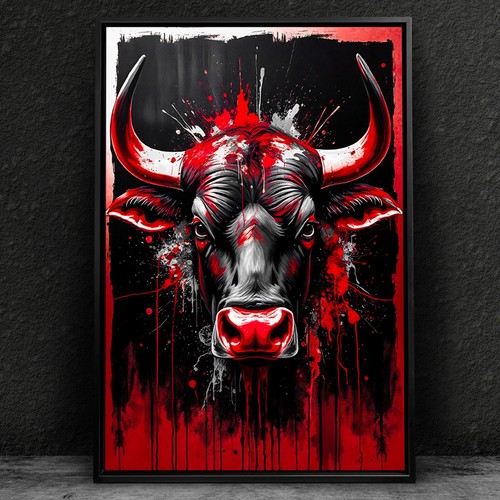 Wandbild stier bulle - wandbild,,