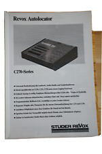 Studer Revox Autolocator C 270 Bedienungsanleitung von 1989