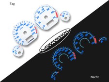 LETRONIX Plasma Tacho Tachoscheiben EL-Dash VW Golf 3 Vento 0-220 km/h