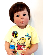 Enzo von Monika Levenig, Gr. 74 cm, Künstlerpuppe Junge aus Vinyl von 2006!