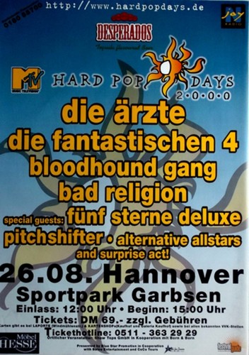 Hard pop days 2000 ärzte - -,