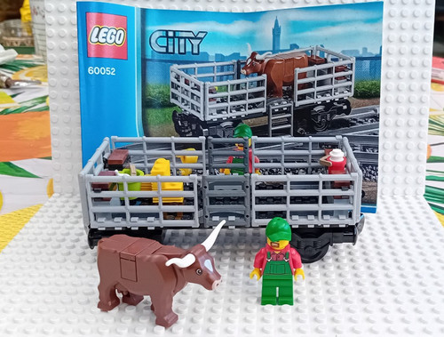 Lego 60052 eisenbahn waggon - lego,