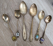 6 Souvenirlöffel aus 800er