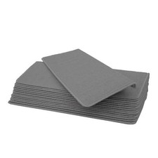 B-Ware 15er-Set Stufenmatte MCW-G49, Treppenschutz, 65x25cm, rechteckig, grau