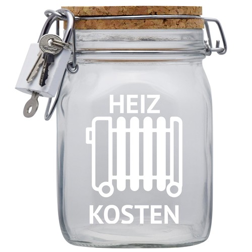 Money box heating cost - money,