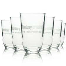 6x Bombay Glas 0,42l Sapphire