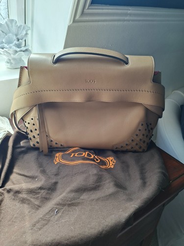 Tod wave tasche beige - tod's, in