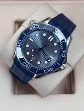 Omega Seamaster Diver 300M Grau Blau / 2020 / Full Set / Sehr gut