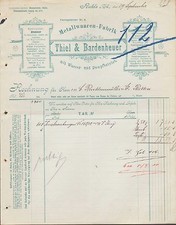 RUHLA i. Thür., Rechnung