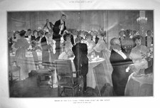 Alter antiker Druck 1908