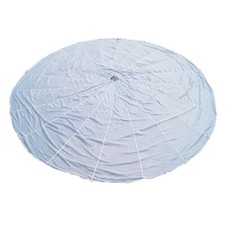 Fallschirm Rundkappe T10R 24 FT weiß ca. 6,6 m gebraucht Party Deko Sonnenschutz