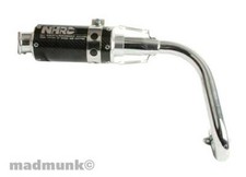 NHRC Auspuff Monkey obenliegend kurz carbon für Honda Z50 Skyteam Monkey u.a.