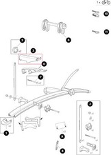 Thule Obere Klammer 9281 für