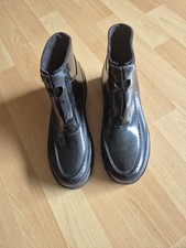 ** Damen * Gummischuhe *kurz *  Gr. 39 * Tommy B. * schwarz  **