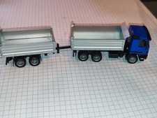 Herpa MB Actros Hgzg Kipper Hinterkipper Lastzug Mercedes Benz 1:87 Baufzg