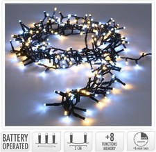 LED Lichterkette Cluster 400 - 700 warmweiß kaltweiß Tannenbaum Weihnachten Baum