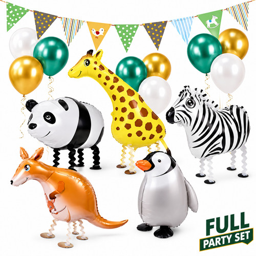 Safari tier luftballons - tier,