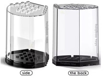 Acryl-Vitrine für LEGO und Klemmbaustein Minifiguren Display Case mit Platte
