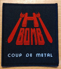 Bomb gewebter patch - h-bomb, coup