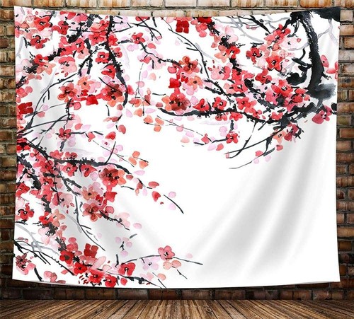 Aquarell pflaumenblüten kunst - pflaumenblüten,