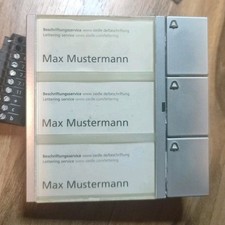 Siedle TM 611 -03 SM Bus Tasten Modul Sprechanlage Vario Silber Klingeltaster