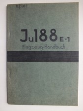 Ju188 E-1 Flugzeug-Handbuch D