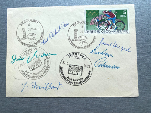 Ddr friedensfahrt 1976 5x - 1976, (5x