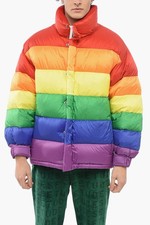 Burberry Rainbow Feather Down Puffer Jacket and Weste
