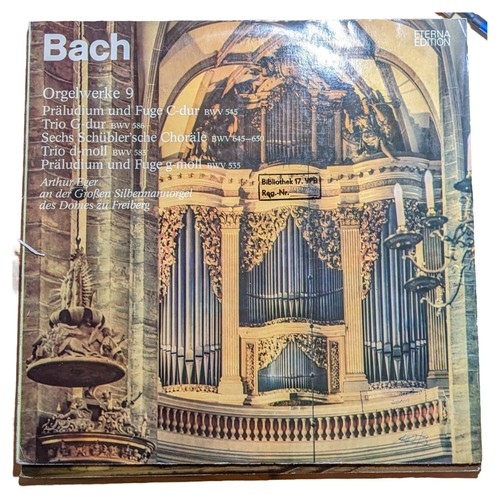 Bach orgelwerke vinyl - bach,