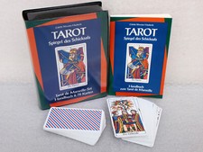 TAROT SET, Spiegel des Schicksals, Tarot de Marseille, 78 Karten mit Buch, 1990