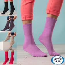 6 Paar Damen Sockenshop sanfter Griff Diabetiker medizinische Socken Größe 4-8 UK 37-42 EU