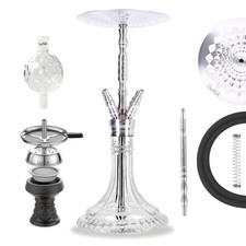 Luna Hookah Adamaris 2.0 Shisha Wasserpfeife Edelstahl Komplettset Edles Design
