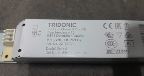 Tridonic 2x36 pro - 2x36, t8