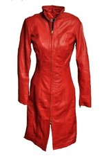 Ledermantel Lederkleid aus