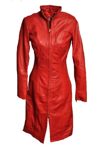 Ledermantel lederkleid aus - lederkleid,