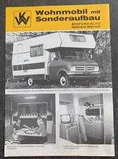 Prospekt OPEL Bedford Blitz Wohnmobil mit Sonderaufbau Weinsberg DINA4 2 S. 1977