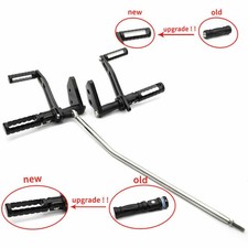 8.7" Vorverlegte Fußrastenanlage 22cm für Harley Dyna Low Rider FXDL Street Bob