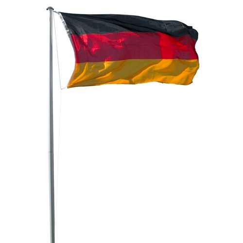 Fahnenmast aluminium mit - aluminium,