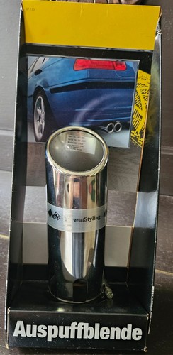 Auspuffblende chrome endstück - auspuffblende,