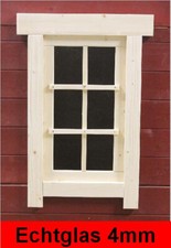 Gartenhausfenster 35x60cm mit