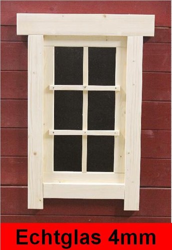 Gartenhausfenster 35x60cm mit