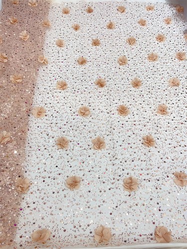 Flowers sequins french - ,